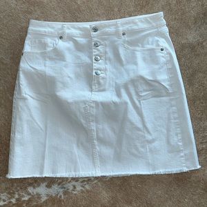 Loft white skirt sz 12